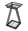 Rectangular Black Flower Pot Stand Set of 2