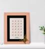 Rectangular Butterfly Logan Pink Engineered Wood Table Photo Frame