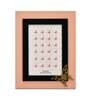 Rectangular Butterfly Logan Pink Engineered Wood Table Photo Frame