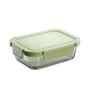 Rectangular Glass Lunch Box With 3 Different Size