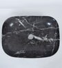 Rectangular Shape Ceramic Black Counter Top Wash Basin(L: 18, W: 14, H: 5 Inches)