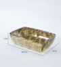 Rectangular Shape Ceramic Multicolour Counter Top Wash Basin(L: 18.5, W: 14, H: 5 Inches)
