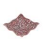 Rectangular Shaped Red Ceramic Appetizer Platter