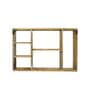 Rectangular Wooden Wall Standing Wall Shelf