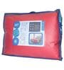 Red And Beige Microfiber Solid Reversible 150 GSM Double Bed Comforter