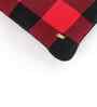 Red & Black 100% Cotton It'S Checkered 20X20 Inches Knitted Cushion Cover