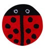 Red & Black colour Ladybug 100% cotton Mat