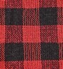 Red & Black Cotton 60x50 Inches Throw