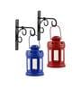 Lucy (Set Of 2) Multicolor Metal Wall Tea Light Holders