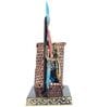 Musical Man Red & Blue Metal Pen Stand