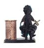 Musical Man Red & Blue Metal Pen Stand