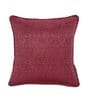 Maroon Polyester Striped 16x16 inches Cushion Cover (5Pc)