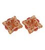 Red & Brown Terracotta (Set of 2) Diya