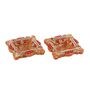 Red & Brown Terracotta (Set of 2) Diya