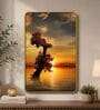 Red & Gold Tree Rectangular Wall Art 12 x 18 Inch