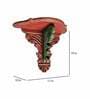 Red & Green Antique Looks Pooja Shelf