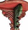 Red & Green Antique Looks Pooja Shelf