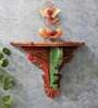 Red & Green Antique Looks Pooja Shelf