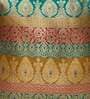 Multicolor Traditional Blended Silk 16 x 16 Inches Cushion Covers (Set of 2)