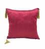 Multicolor Traditional Blended Silk 16 x 16 Inches Cushion Covers (Set of 2)
