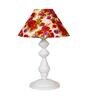 Multicolor Shade Table Lamp With Metal Base