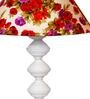 Multicolor Shade Table Lamp With Metal Base