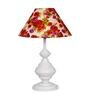 Multicolor Shade Table Lamp With Metal Base