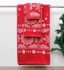 Multicolor Patterned 600 GSM Cotton Towel Sets (Set of 3)