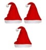Red & White Christmas (Pack of 3)  Santa Cap