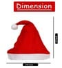 Red & White Christmas (Pack of 3)  Santa Cap