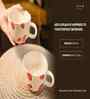 Red & White Strawberry Ceramic Mug Set of 2