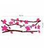 Red, Green Vinyl Christmas Bells Wall Sticker