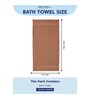 Red 100% Cotton 380 Gsm Bath Towel