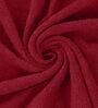 Red 100% Cotton 380 Gsm Car Towel