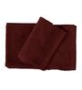 Red 100% Cotton 380 Gsm Hand Towel 2 Pc