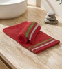 Red 100% Cotton 400 Gsm Hand Towel