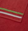 Red 100% Cotton 400 Gsm Hand Towel