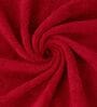 Red 100% Cotton 525 Gsm Bath Towel