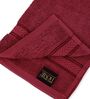 Red 100% Cotton 525 Gsm Hand Towel