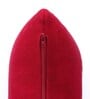 Red Quoted Cotton 20 x 12 Inch Cushion Cover