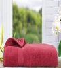 Red Cotton 500 GSM Bath Towel