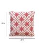 Red Traditional Cotton 20 x 20 Inches Cushion Cover