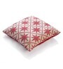 Red Traditional Cotton 20 x 20 Inches Cushion Cover