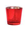 Liana Red Glass Table Tea Light Holders & Votives (Pack Of 10)