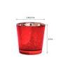 Red Luana Glass Votive & Tea Light Holders (Pack Of 6)