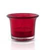 Zac Red Glass Table Tea Light Holders & Votives (Pack Of 10)