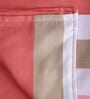 Red Striped 240 TC Cotton Double Bedsheet Gift Set