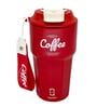 Red 420ml Stainless Steel Double Vacuum Insulated Leak Proof Coffee Tumbler with Lid