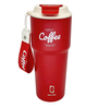 Red 620ml Stainless Steel Double Vacuum Insulated Leak Proof Coffee Tumbler with Lid