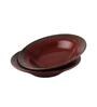 Carla 7 Inch Red Ceramic (Set of 2) Quarter Plate